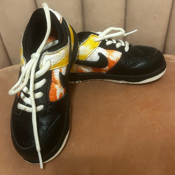 Nike SB Dunk Low Raygun Tie-Dye Black TD - Size 9c (Toddler) - Picture 8 of 11